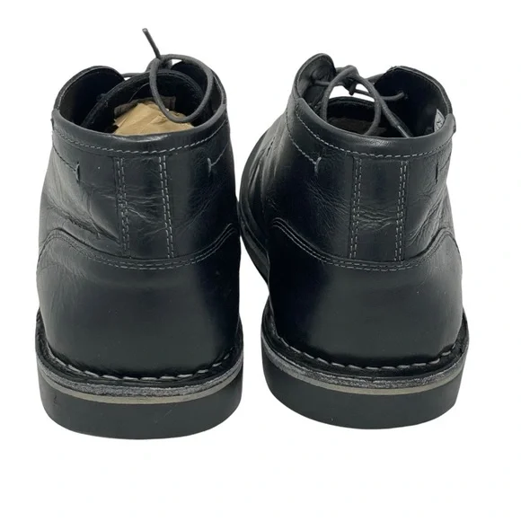Steve Madden | Harken Black Leather Lace Up Chukka Boots - Picture 5 of 8